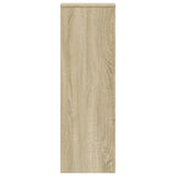 Plant Stands 2 pcs Sonoma Oak 33x33x100 cm Engineered Wood