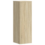 Plant Stands 2 pcs Sonoma Oak 33x33x100 cm Engineered Wood - Rear View