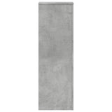 Plant Stands 2 pcs Concrete Grey 33x33x100 cm Engineered Wood - Top-Down View