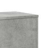 Plant Stands 2 pcs Concrete Grey 33x33x100 cm Engineered Wood - Low Angle