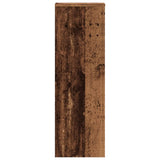 Plant Stands 2 pcs Old Wood 33x33x100 cm Engineered Wood