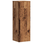 Plant Stands 2 pcs Old Wood 33x33x100 cm Engineered Wood