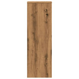 Plant Stands 2 pcs Artisian Oak 33x33x100 cm Engineered Wood - Top-Down View