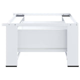 Washing Machine Pedestal with Drawer White - Rear View