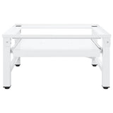 Washing Machine Pedestal with Pull-out Shelf White