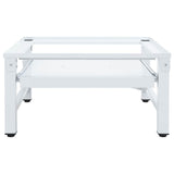 Washing Machine Pedestal with Pull-out Shelf White - Front View