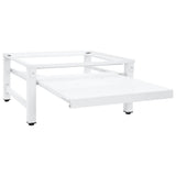 Washing Machine Pedestal with Pull-out Shelf White