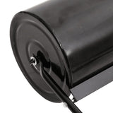 Garden Lawn Roller Pull with Aerator Clamps Black 63 L Iron