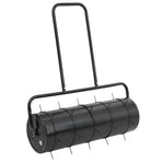Garden Lawn Roller Pull with Aerator Clamps Black 63 L