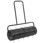 Garden Lawn Roller Pull with Aerator Clamps Black 63 L