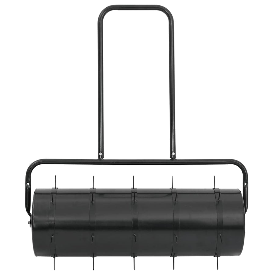 Garden Lawn Roller Pull with Aerator Clamps Black 63 L