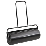 Garden Lawn Roller Pull with Aerator Clamps Black 63 L Iron and Steel