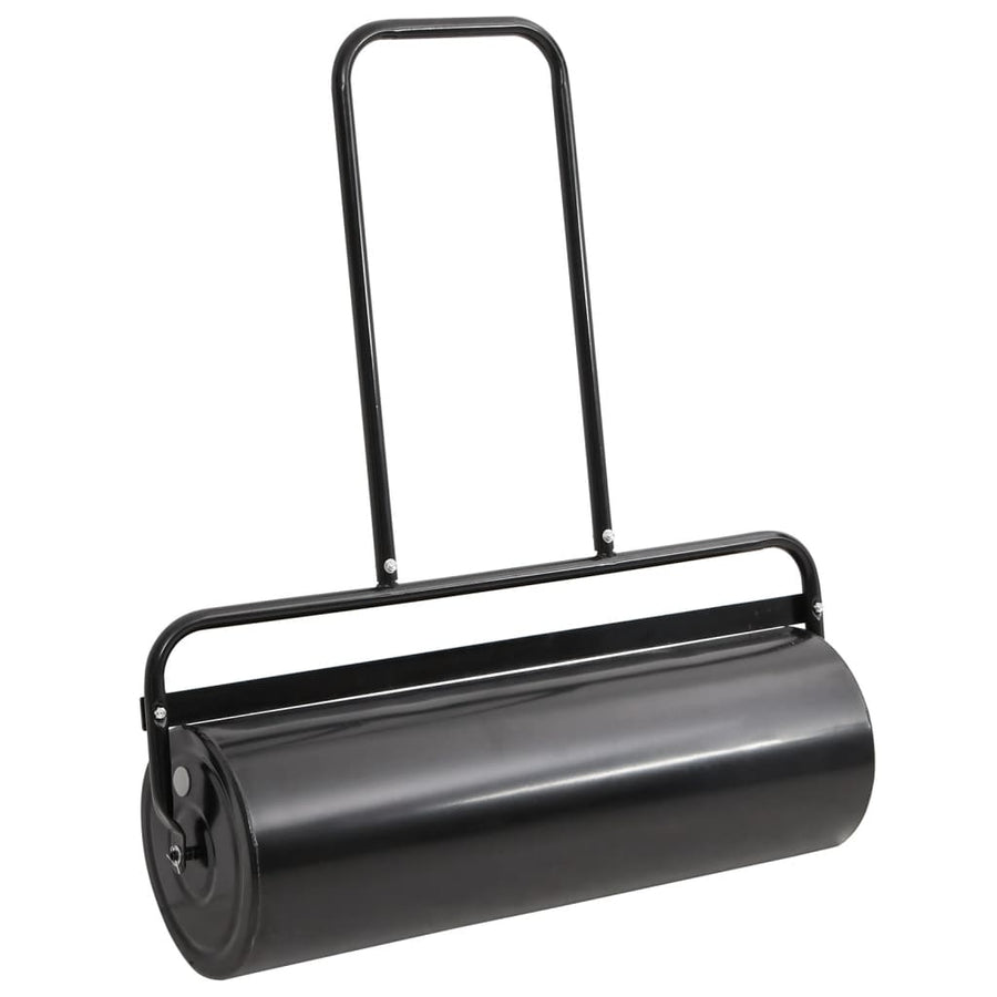 Garden Lawn Roller Pull with Aerator Clamps Black 63 L