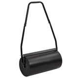 Garden Lawn Roller Pull with Aerator Clamps Black 42 L Iron and Steel - Side View