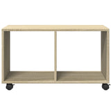 Rolling Cabinet Sonoma Oak 72x33x42.5 cm Engineered Wood - 45-Degree Angle