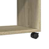 Rolling Cabinet Sonoma Oak 72x33x42.5 cm Engineered Wood - Low Angle