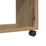 Rolling Cabinet Artisian Oak 72x33x42.5 cm Engineered Wood - Low Angle