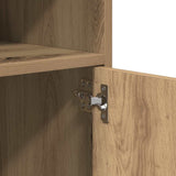 Rolling Cabinet Artisian Oak 60x48x81 cm Engineered Wood