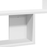 Wall Shelf White 100x15x70 cm Engineered Wood - Close-Up Angle