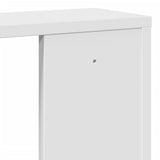 Wall Shelf White 100x15x70 cm Engineered Wood - Low Angle