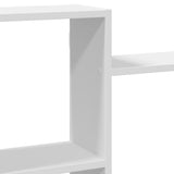 Wall Shelf White 159x18x65 cm Engineered Wood - Close-Up Angle