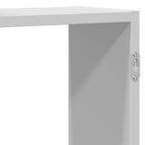 Wall Shelf White 159x18x65 cm Engineered Wood - Low Angle