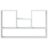 Wall Shelf White 99x15x60 cm Engineered Wood - Top-Down View