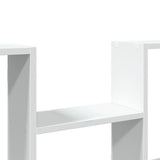 Wall Shelf White 99x15x60 cm Engineered Wood - Close-Up Angle