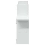 Wall Shelves 2 pcs White 38x12x38 cm Engineered Wood