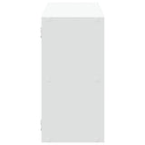 Wall Shelf White 100x25x50 cm Engineered Wood