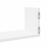 Wall Shelves 3 pcs White 58x18x18 cm Engineered Wood - Low Angle