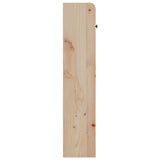 Headboard with Storage 90 cm Solid Wood Pine - 45-Degree Angle