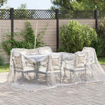 Clear Tarpaulin with Eyelets 3x3 m Polyethylene