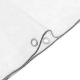 Clear Tarpaulin with Eyelets 3x6 m Polyethylene - Low Angle