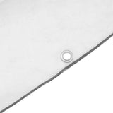 Clear Tarpaulin with Eyelets 3x8 m Polyethylene