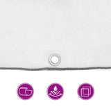 Clear Tarpaulin with Eyelets 3x8 m Polyethylene - Extra Image