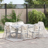 Clear Tarpaulin with Eyelets 3x4 m Polyethylene - Front View