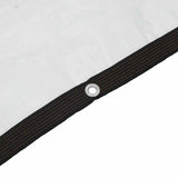 Clear Tarpaulin with Eyelets 3x6 m Polyethylene - Low Angle