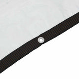 Clear Tarpaulin with Eyelets 4x6 m Polyethylene - Low Angle