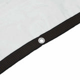 Clear Tarpaulin with Eyelets 4x8 m Polyethylene - Low Angle