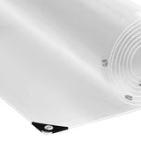 Clear Tarpaulin with Eyelets 2x3 m PVC - Top-Down View