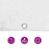 Clear Tarpaulin with Eyelets 3x3 m PVC