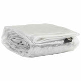 Clear Tarpaulin with Eyelets 3x4 m PVC - Side View