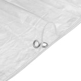 Clear Tarpaulin with Eyelets 3x5 m PVC - Low Angle