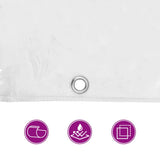 Clear Tarpaulin with Eyelets 3x5 m PVC - Extra Image