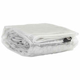 Clear Tarpaulin with Eyelets 3x6 m PVC - Side View