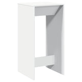Bar Table White 51x50x103.5 cm Engineered Wood - 45-Degree Angle