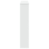 Fireplace Surround White 100x20x100 cm Engineered Wood