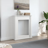 Fireplace Surround White 75x20x87,5 cm Engineered Wood - Side View