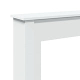 Fireplace Surround White 75x20x87,5 cm Engineered Wood